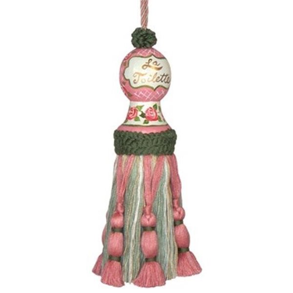 123 Creations 123 Creations C451.7.5 Inch La Toilette - Hand Painted Tassel C451.7.5